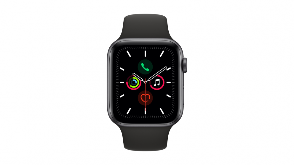 Space grey series 5 best sale apple watch